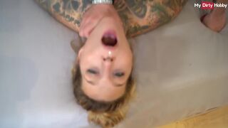 Kíméletlen német amatőr milf leszopja a méretes fasznak