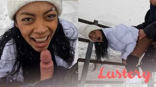 Sofi Vega havas közösülés a hóban – forró dél amerikai porno