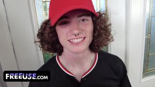 Megdugtam az edzőmet! szerencsés baseball játékos ingyenesen használja bazinagy cickós milfjét!