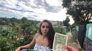 Forró brazil kiscsaj egy dollárért kap baszást